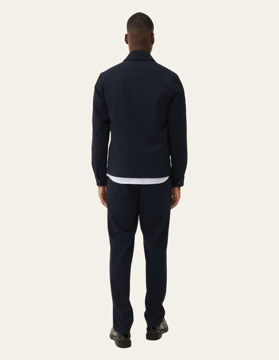 Les Deux Como Coach Jacket Donkerblauw Heren