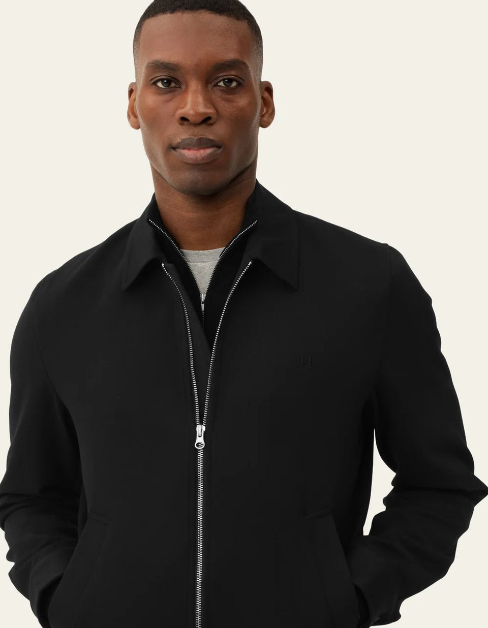 Les Deux Como Coach Jacket Zwart Heren