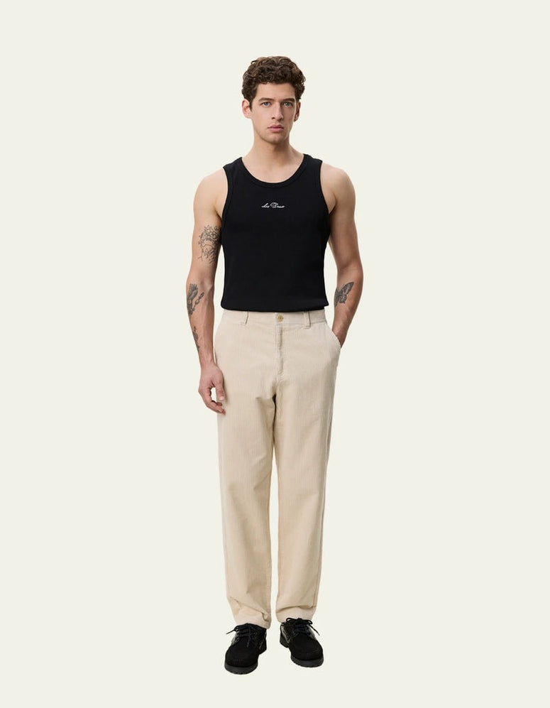 Les Deux Corduroy Tapered Pants Wit Heren