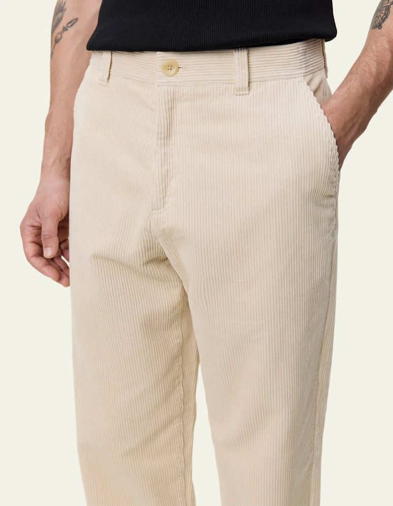 Les Deux Corduroy Tapered Pants Wit Heren