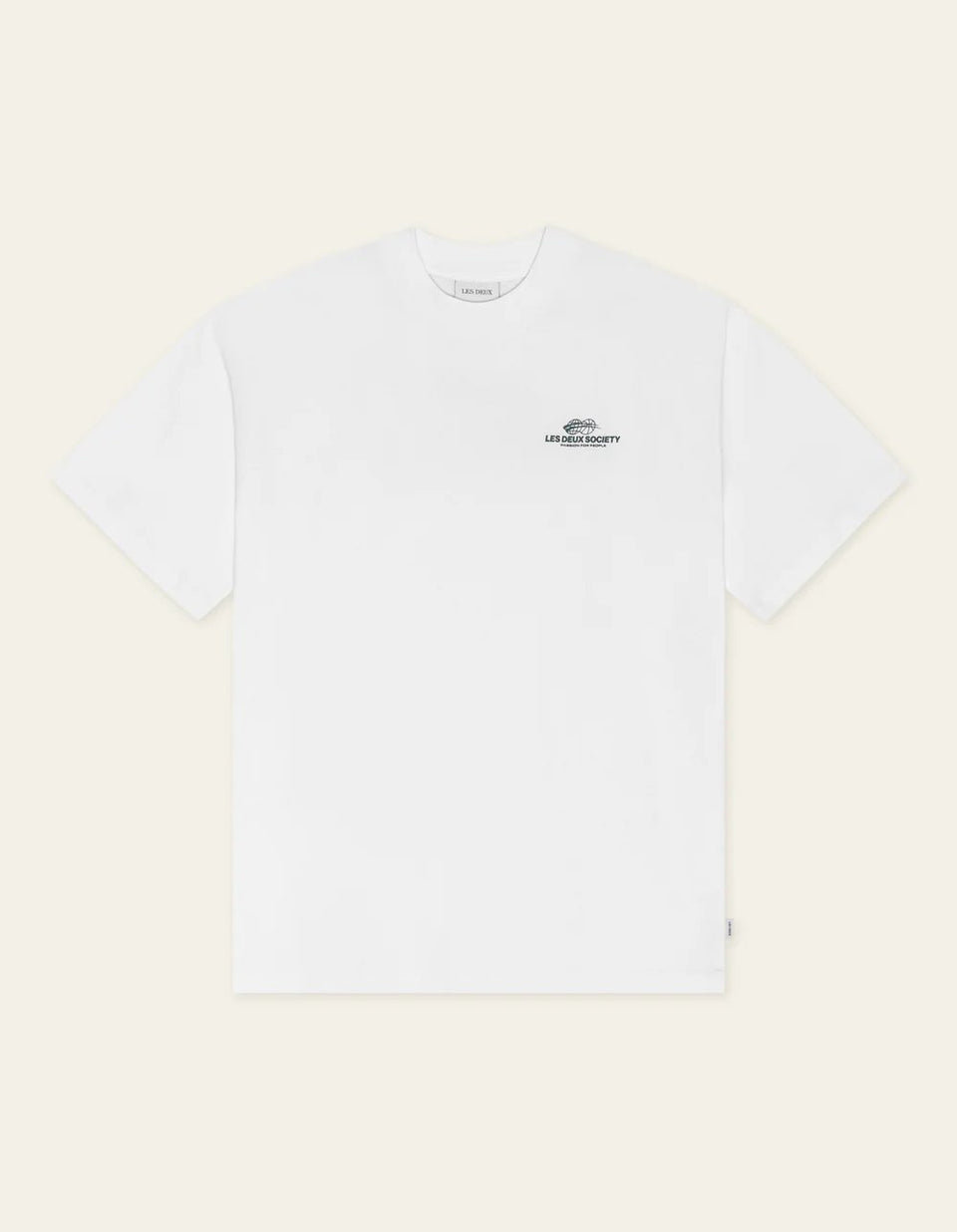 Les Deux Exhibition T-shirt Wit Heren