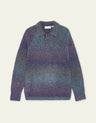 Gradient knitted polo