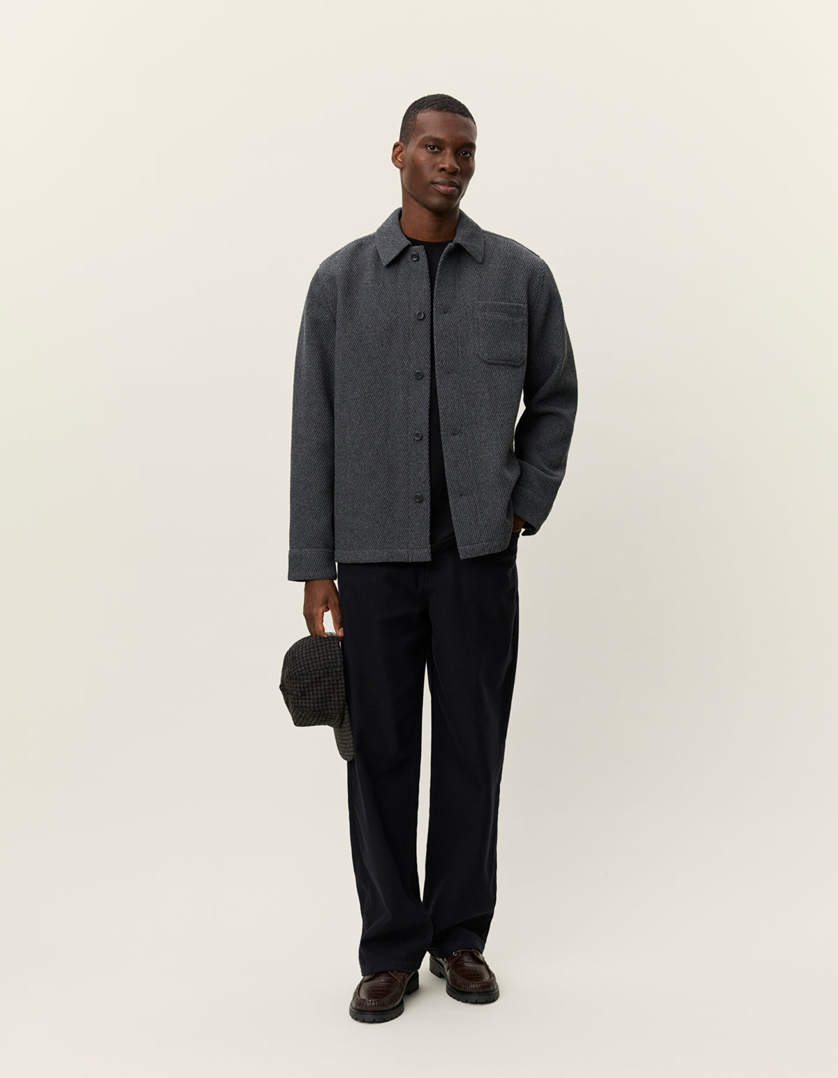 Hamilton twill wool overshirt