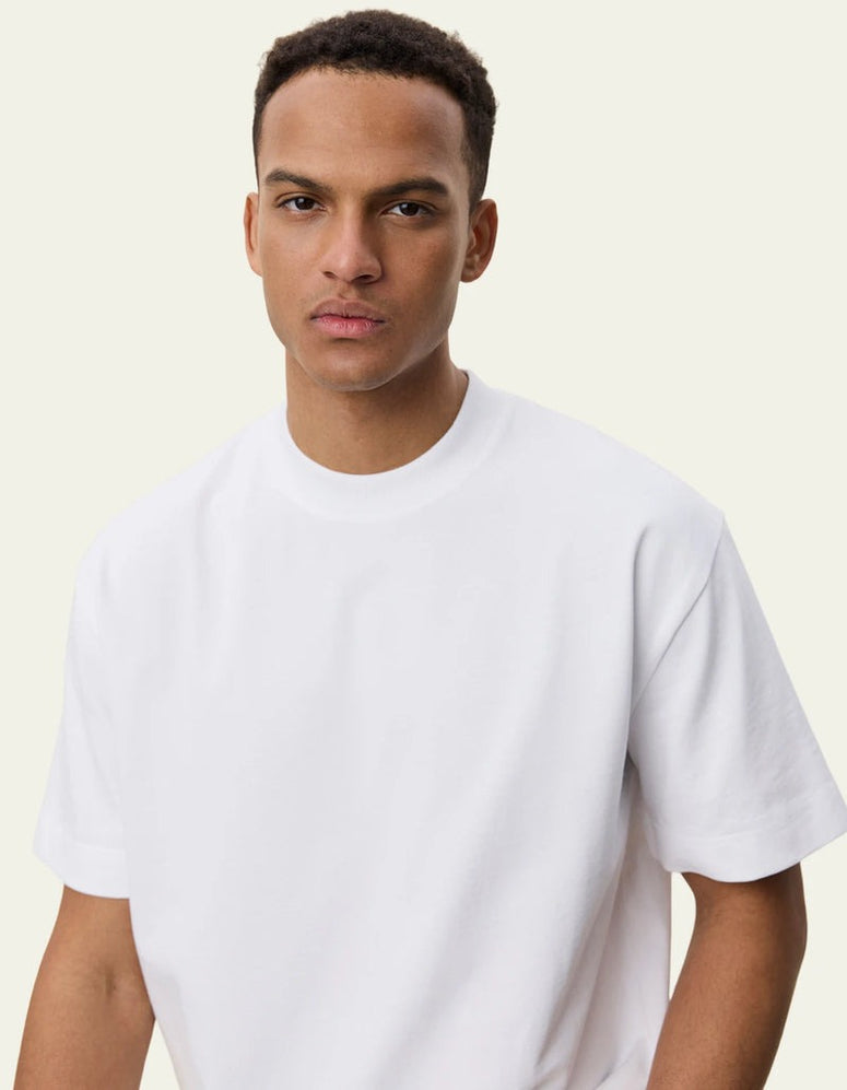 Les Deux Heavyweight T-shirt Wit Heren