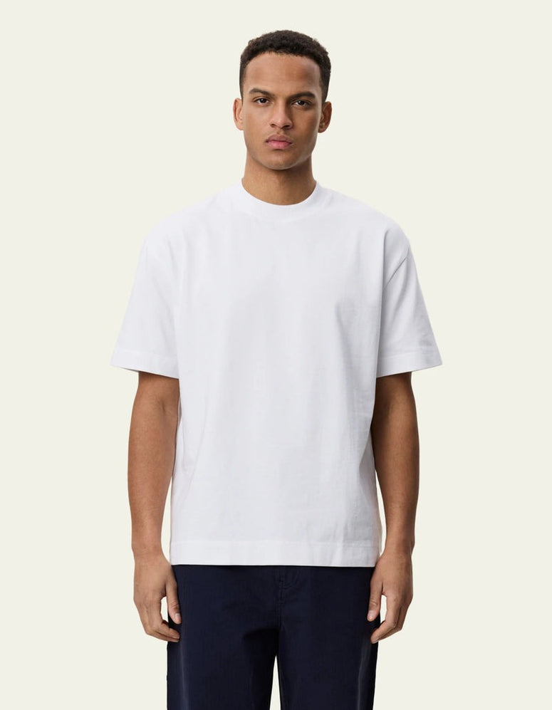 Les Deux Heavyweight T-shirt Wit Heren