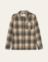 Loan checked twill overshirt
