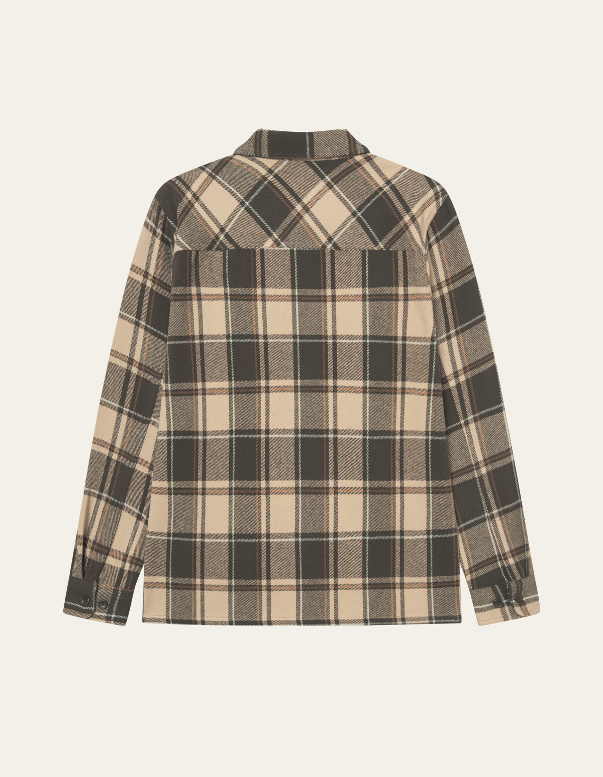 Loan checked twill overshirt