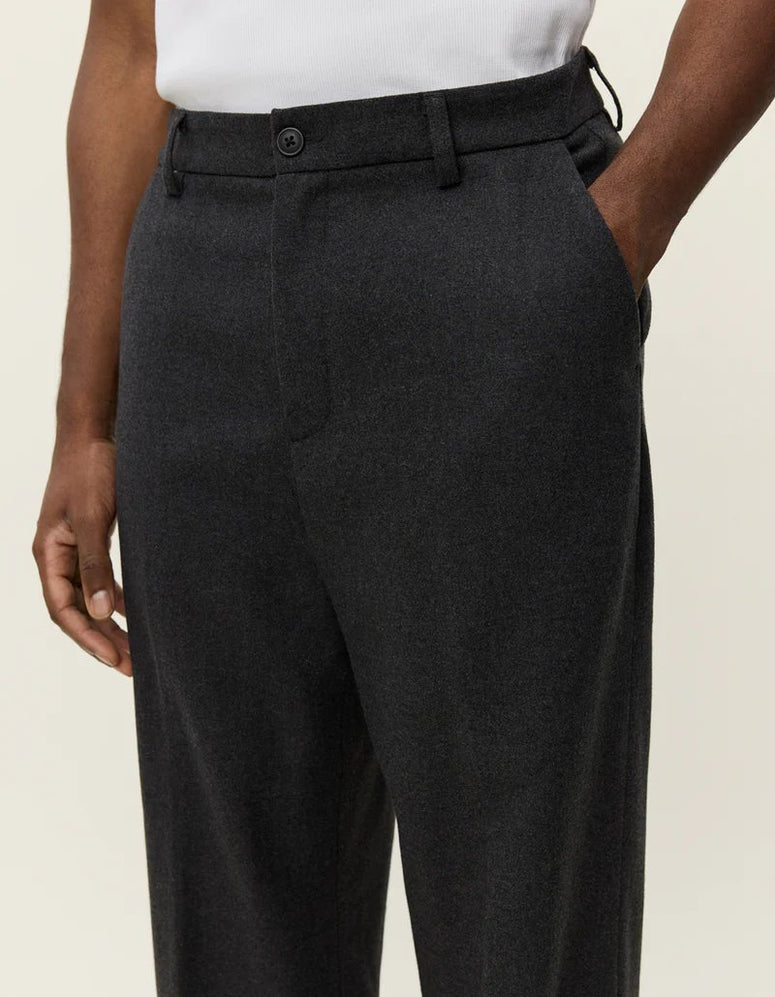 Les Deux Randall Wool Suitpants Donkergrijs Heren