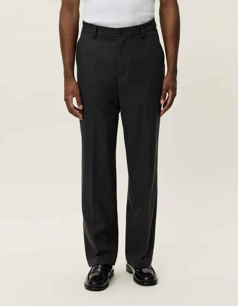 Les Deux Randall Wool Suitpants Donkergrijs Heren