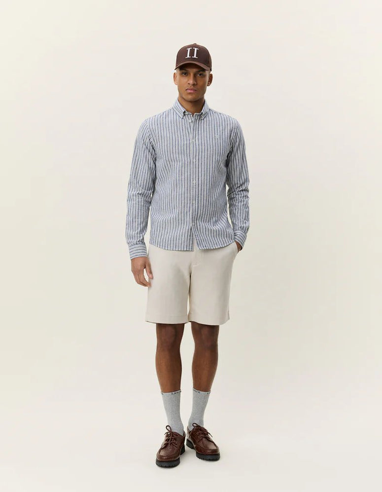 Stripe cotton linen shirt