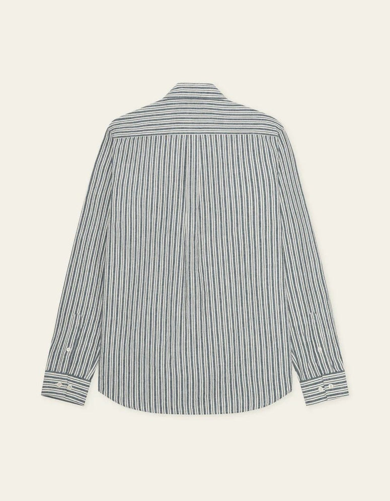 Stripe cotton linen shirt