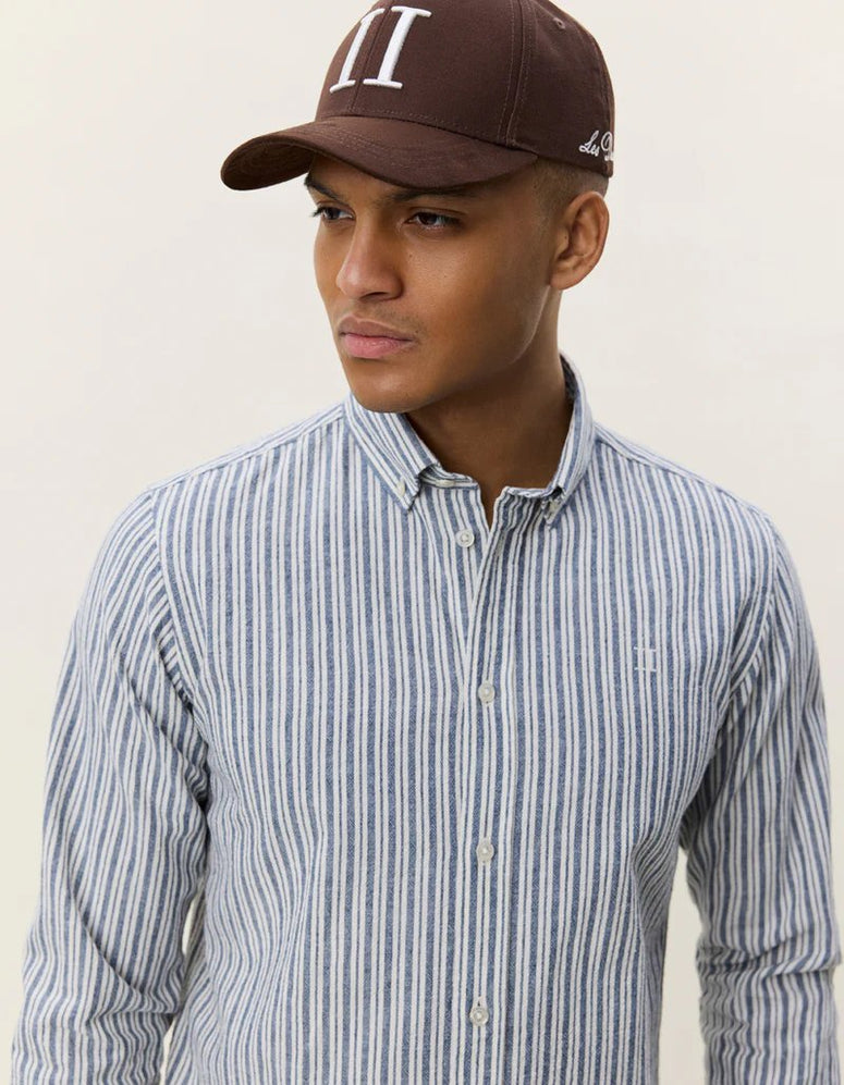 Stripe cotton linen shirt