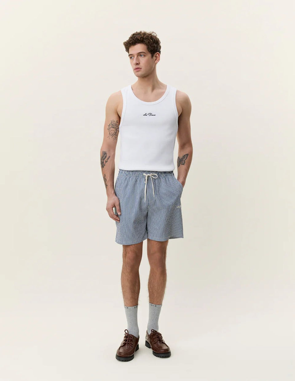 Les Deux Stripe Seersuc
