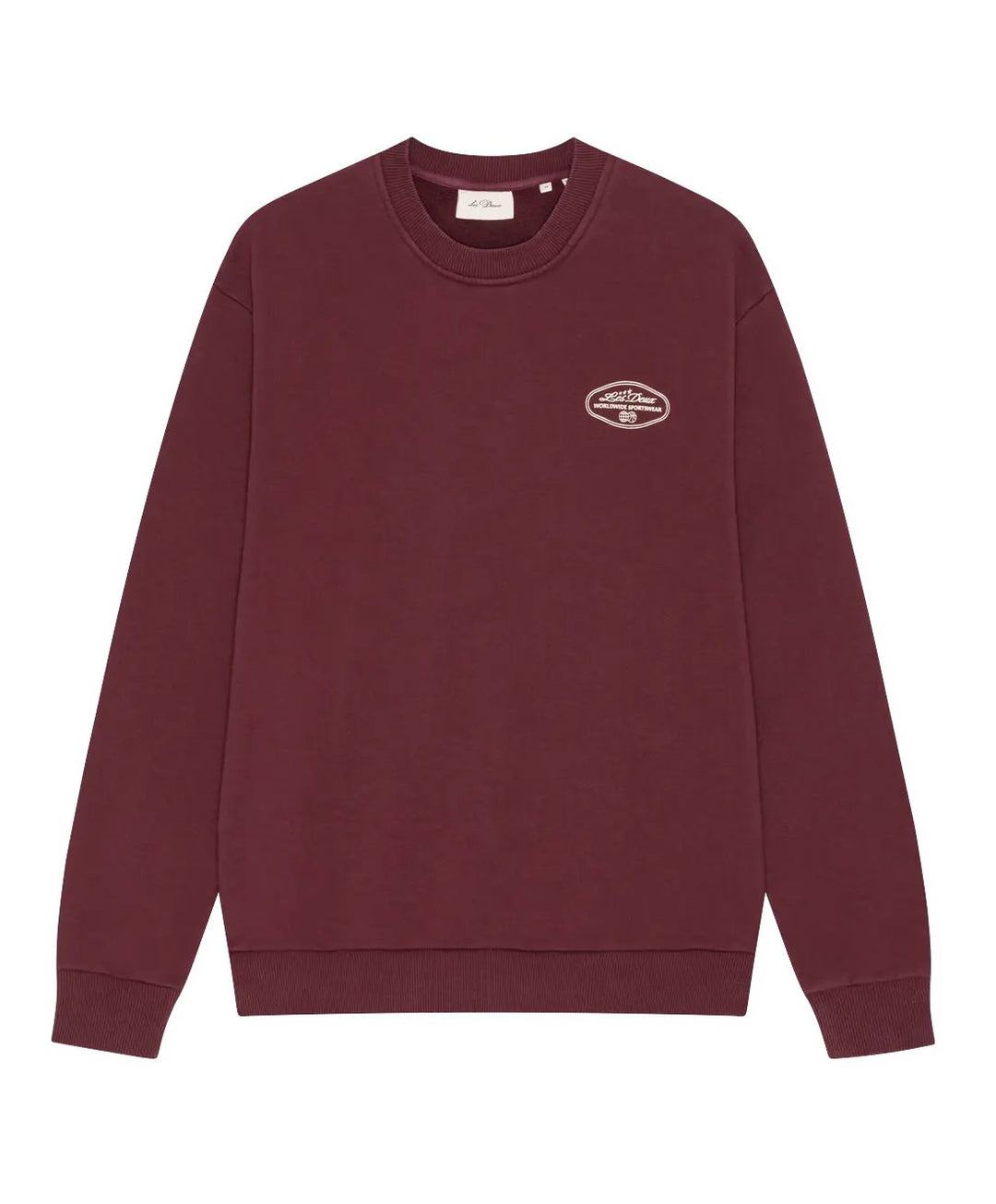 Les Deux Worldwide Sweatshirt Donkerrood Heren