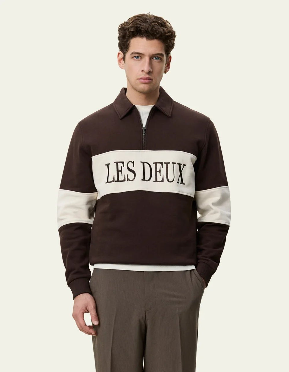 Zipper Rugby sweatshirt