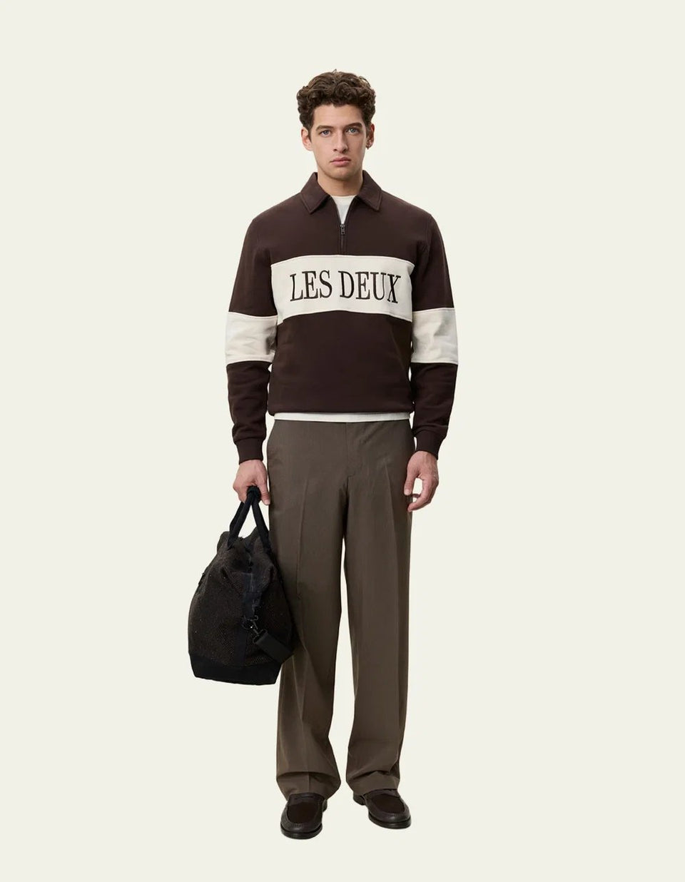 Zipper Rugby sweatshirt