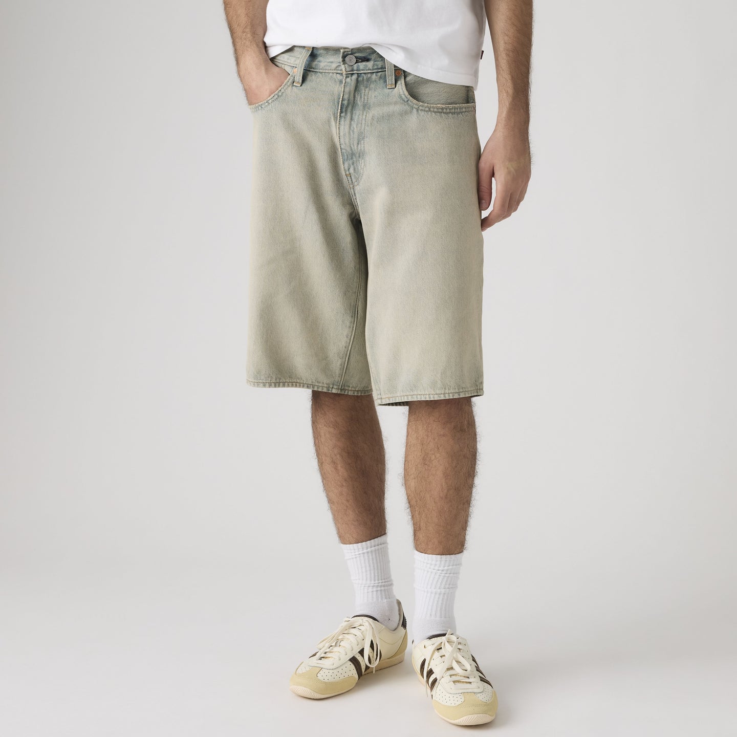Levi Strauss® 478 Baggy Shorts Alternative Rock Lichtblauw Heren