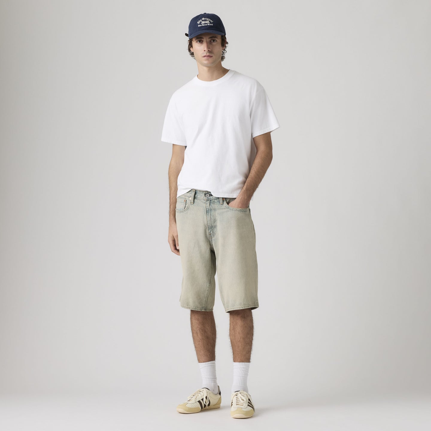 Levi Strauss® 478 Baggy Shorts Alternative Rock Lichtblauw Heren