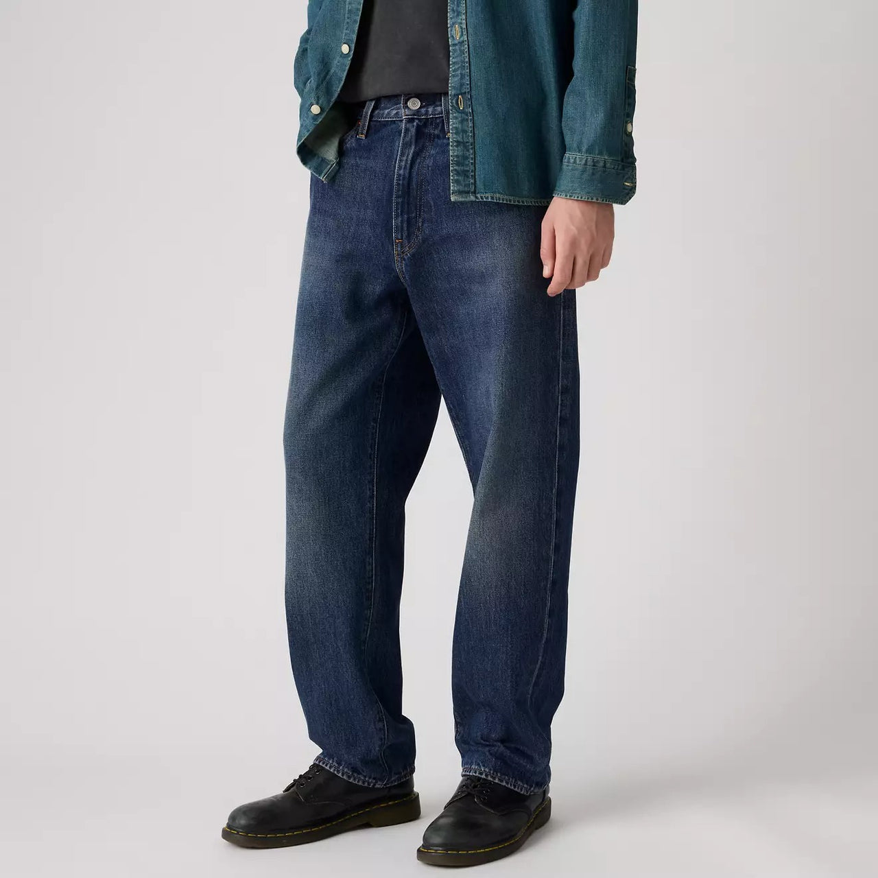 568 Loose Straight Jeans - Hard Rain