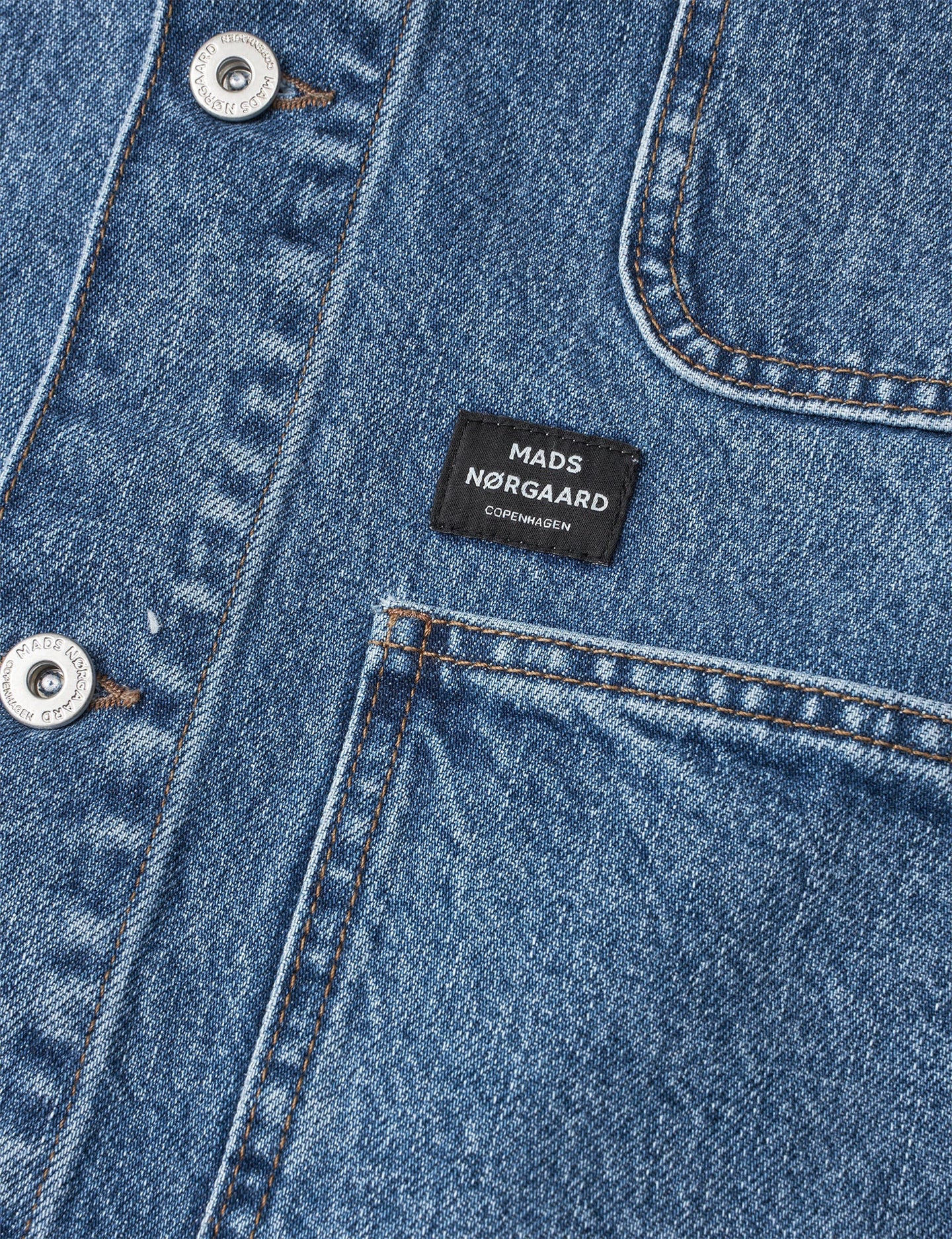Mads Norgaard Arizona Denim Chore Jacket Blauw Heren