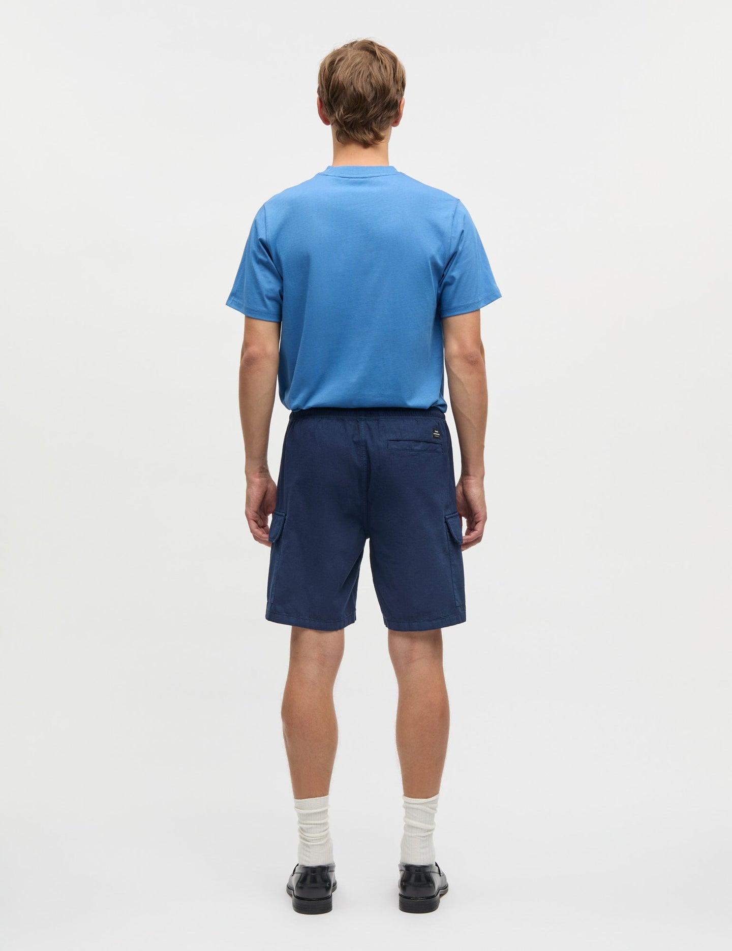 Mads Norgaard Frode Emb Logo Tee Blauw Heren