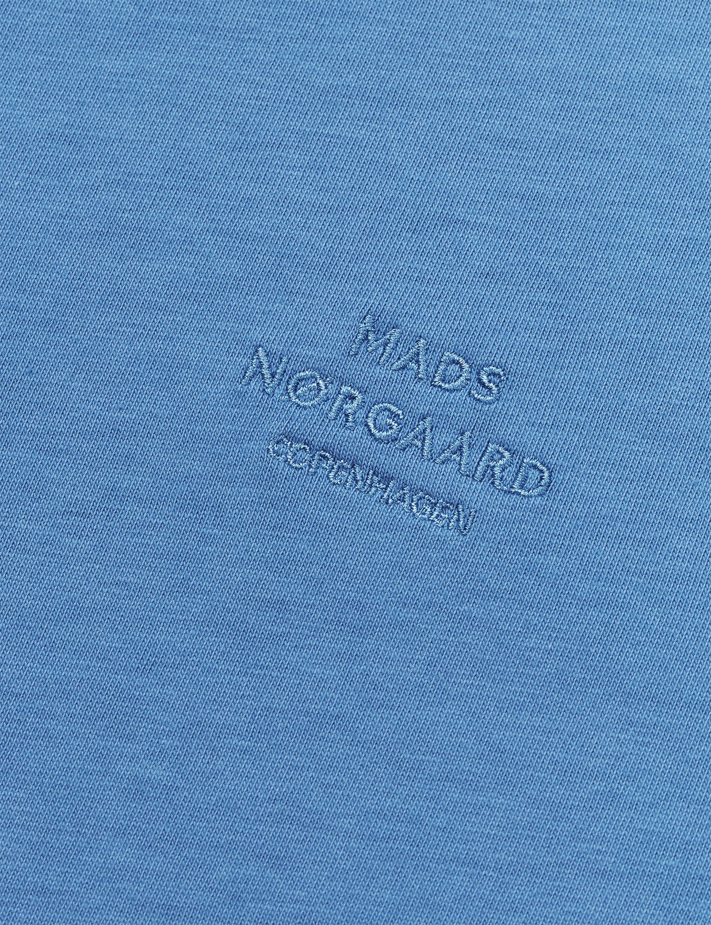 Mads Norgaard Frode Emb Logo Tee Blauw Heren