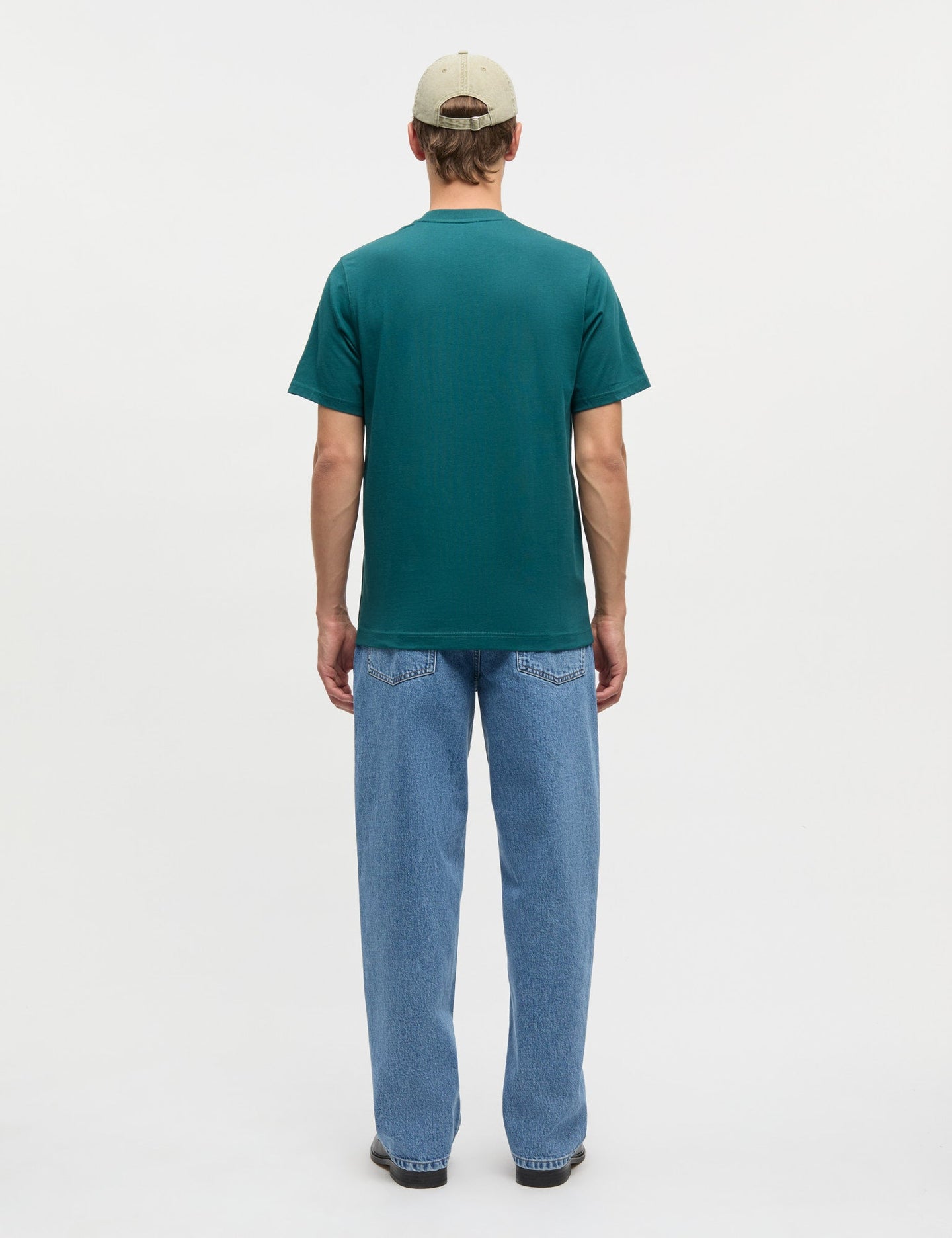 Mads Norgaard Frode Emb Logo Tee Donkergroen Heren