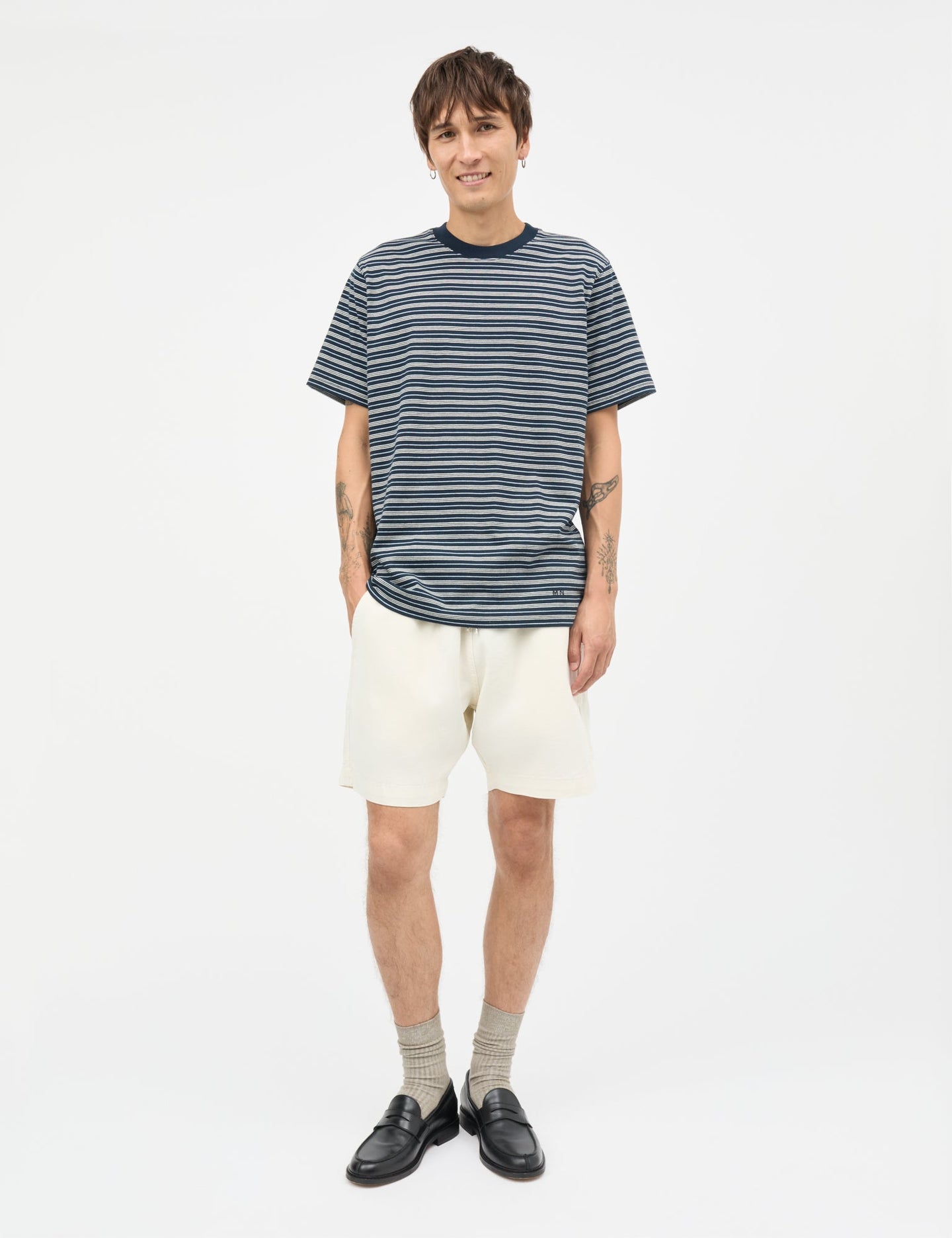 Mads Norgaard Frode Tee Donkerblauw Heren