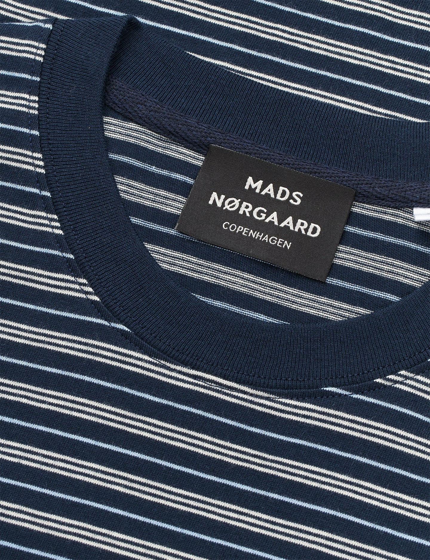 Mads Norgaard Frode Tee Donkerblauw Heren