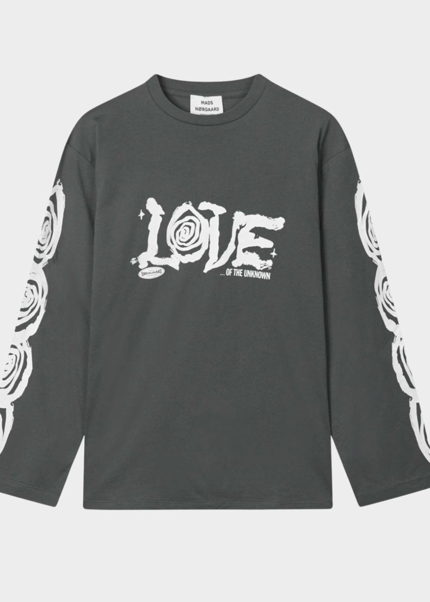 Mads Norgaard Jerry Tee Ls Donkergrijs Dames