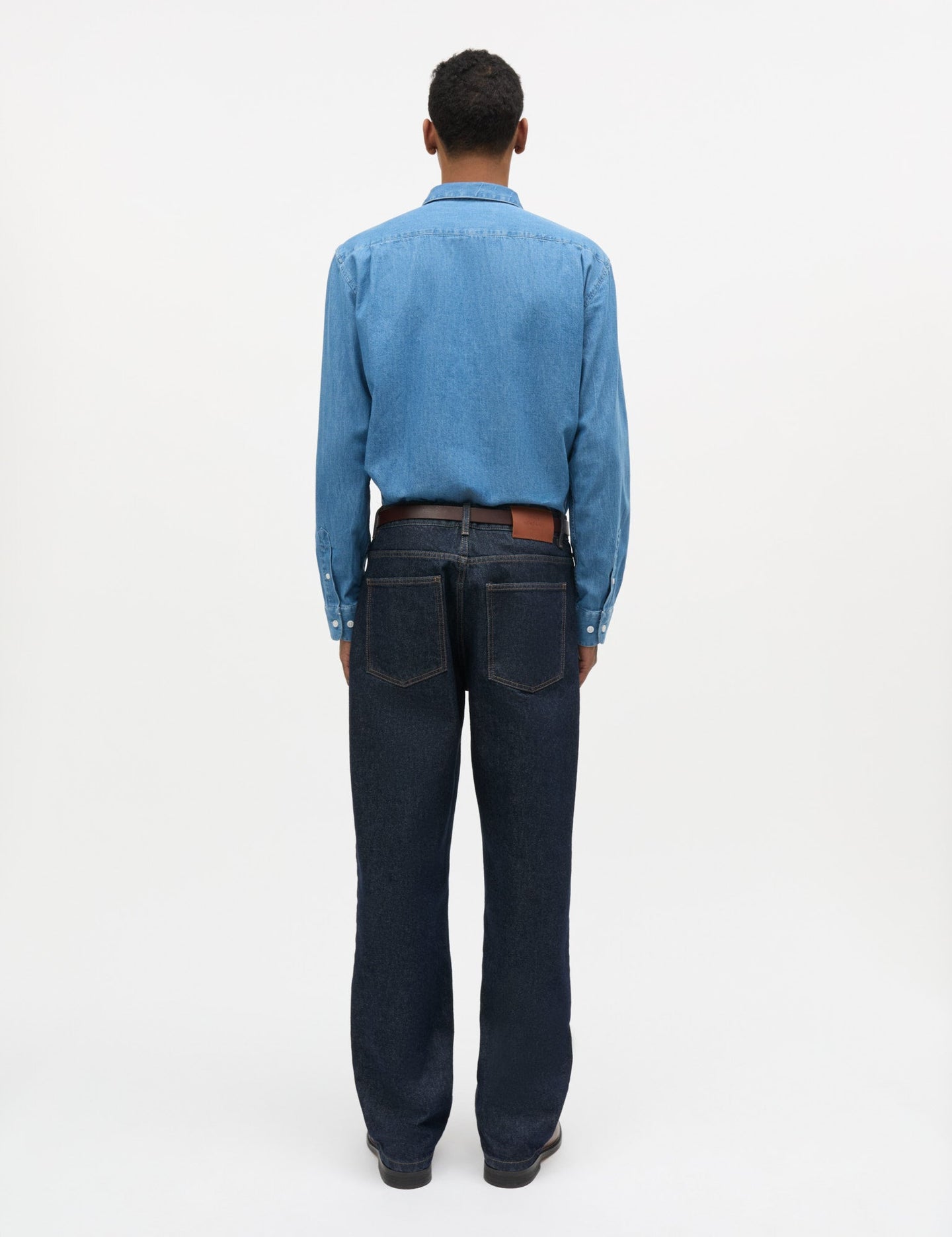 Mads Norgaard Sky Denim Sune Shirt Blauw Heren