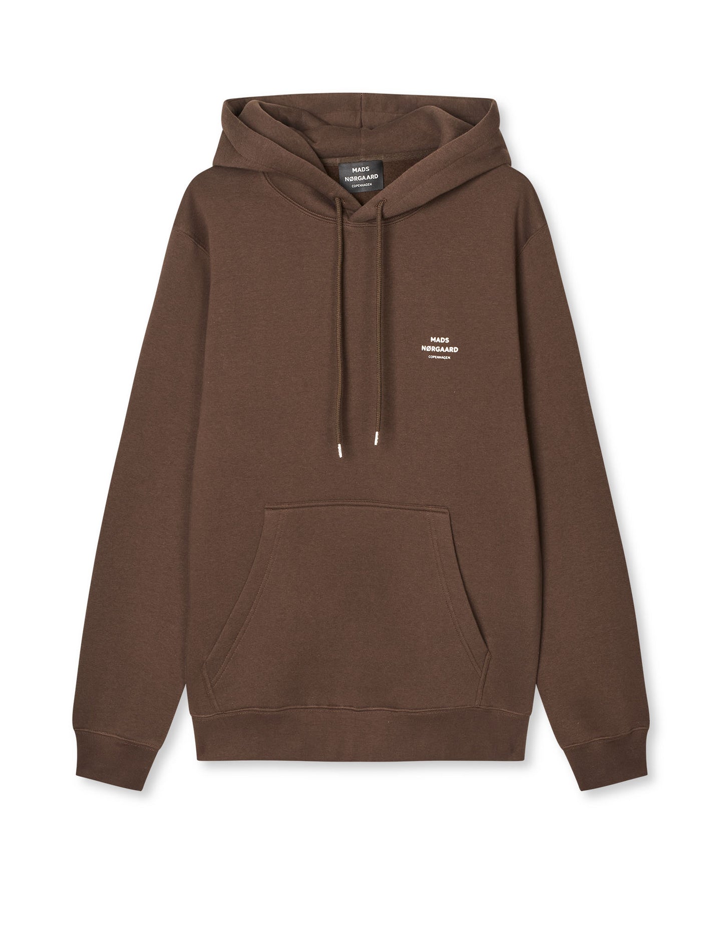 Mads Norgaard Standard Crew Logo Hoodie Donkerbruin Heren