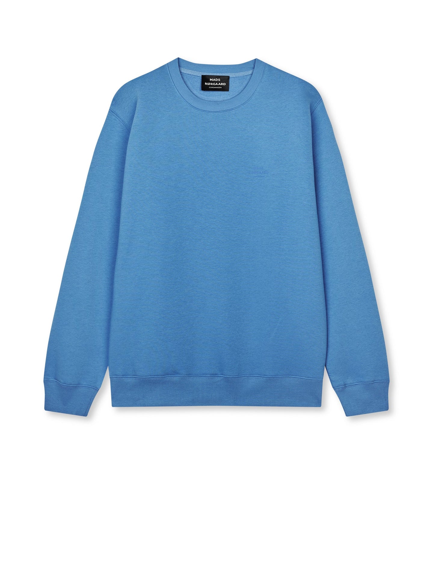 Mads Norgaard Standard Crew Logo Sweat Blauw Heren