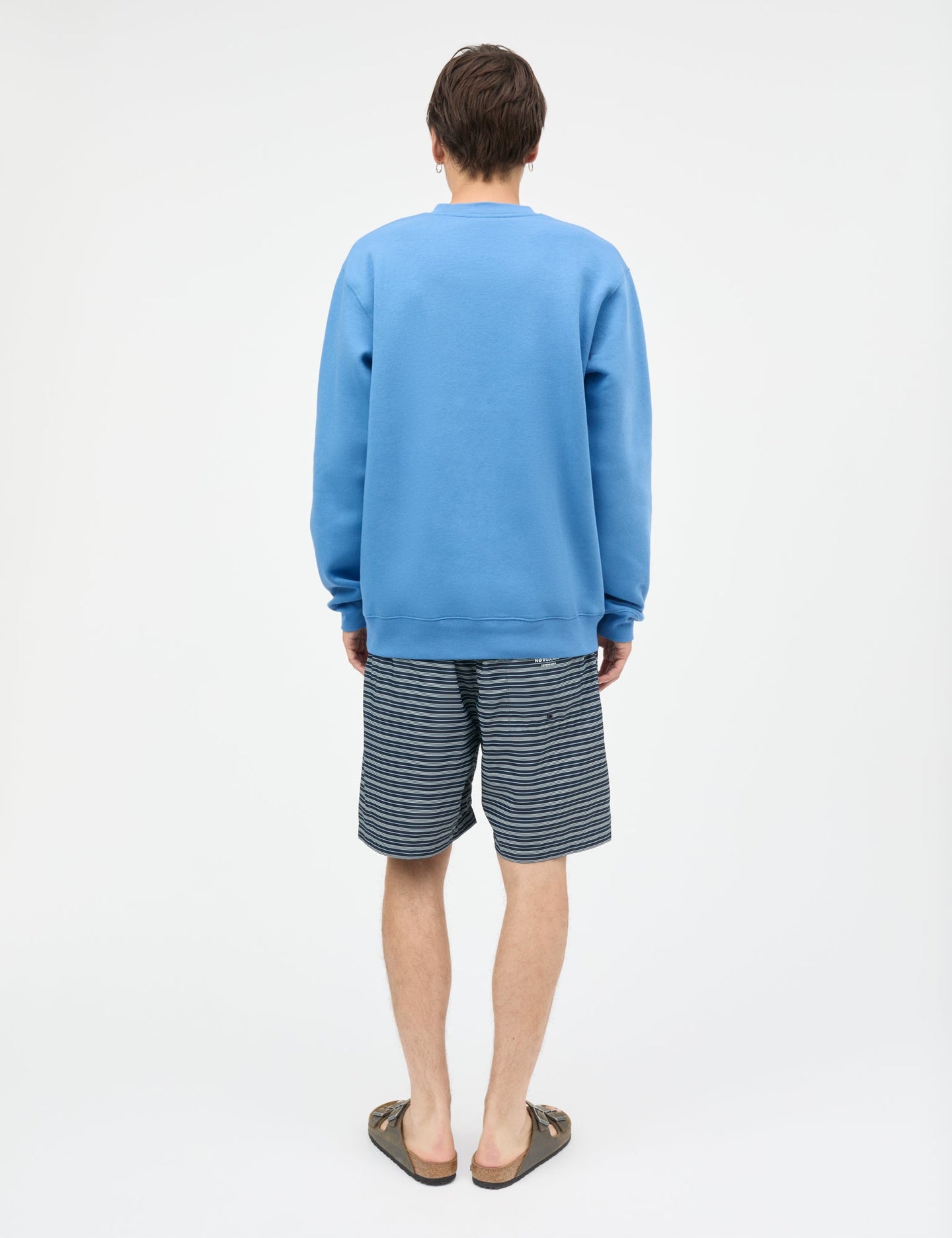 Mads Norgaard Standard Crew Logo Sweat Blauw Heren