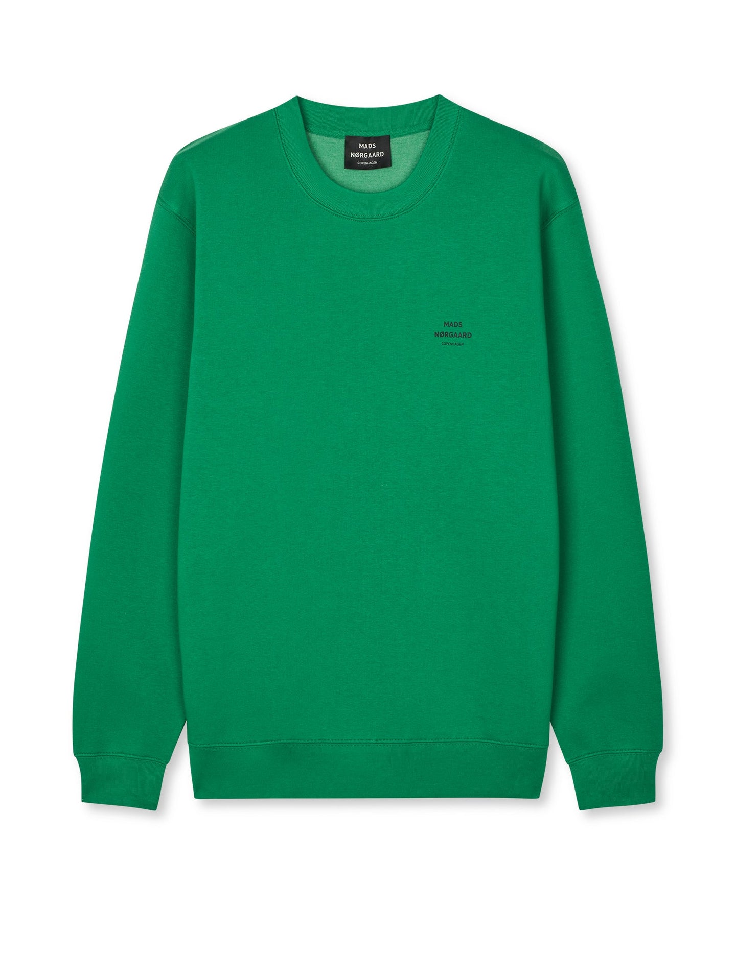 Mads Norgaard Standard Crew Logo Sweat Groen Heren