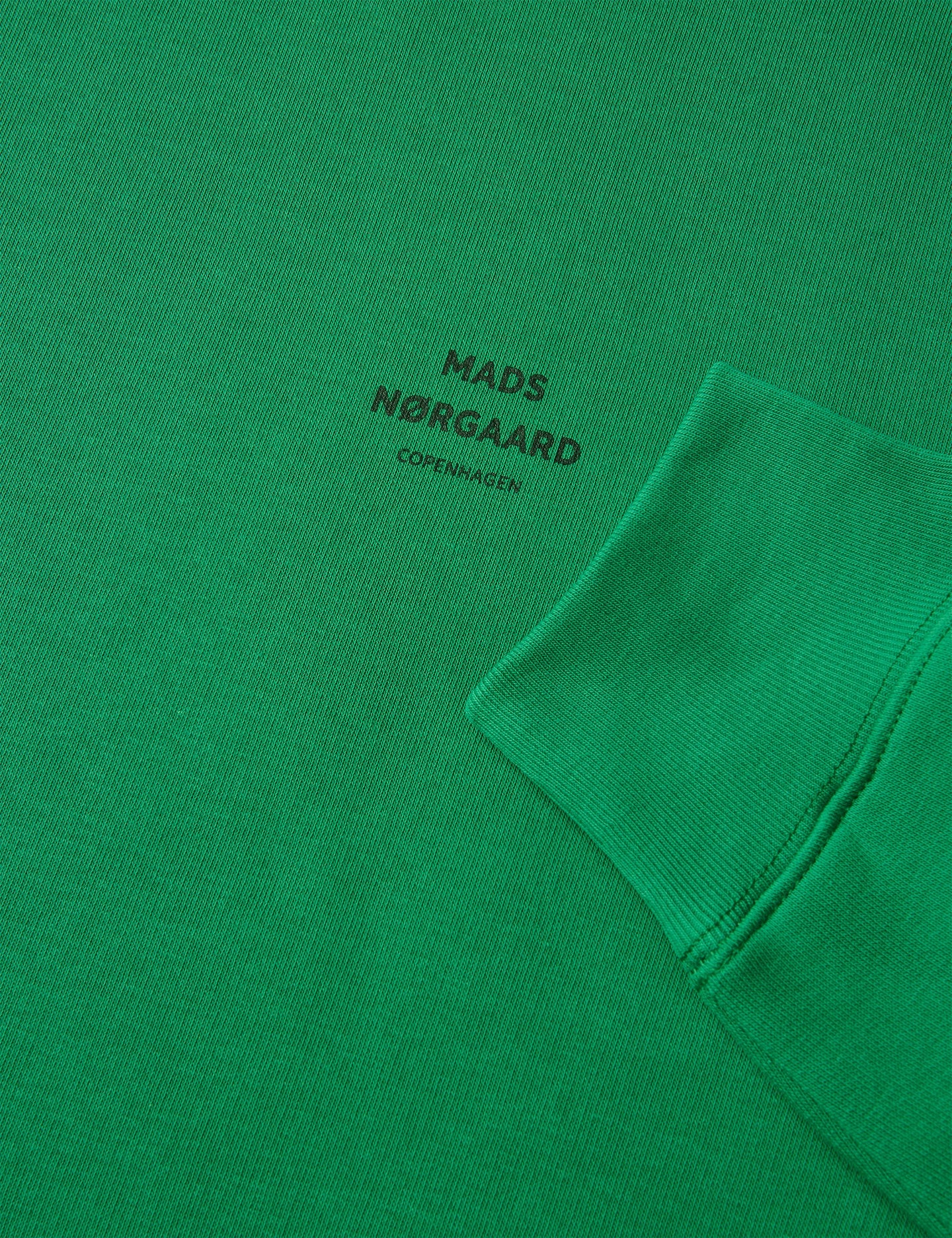 Mads Norgaard Standard Crew Logo Sweat Groen Heren