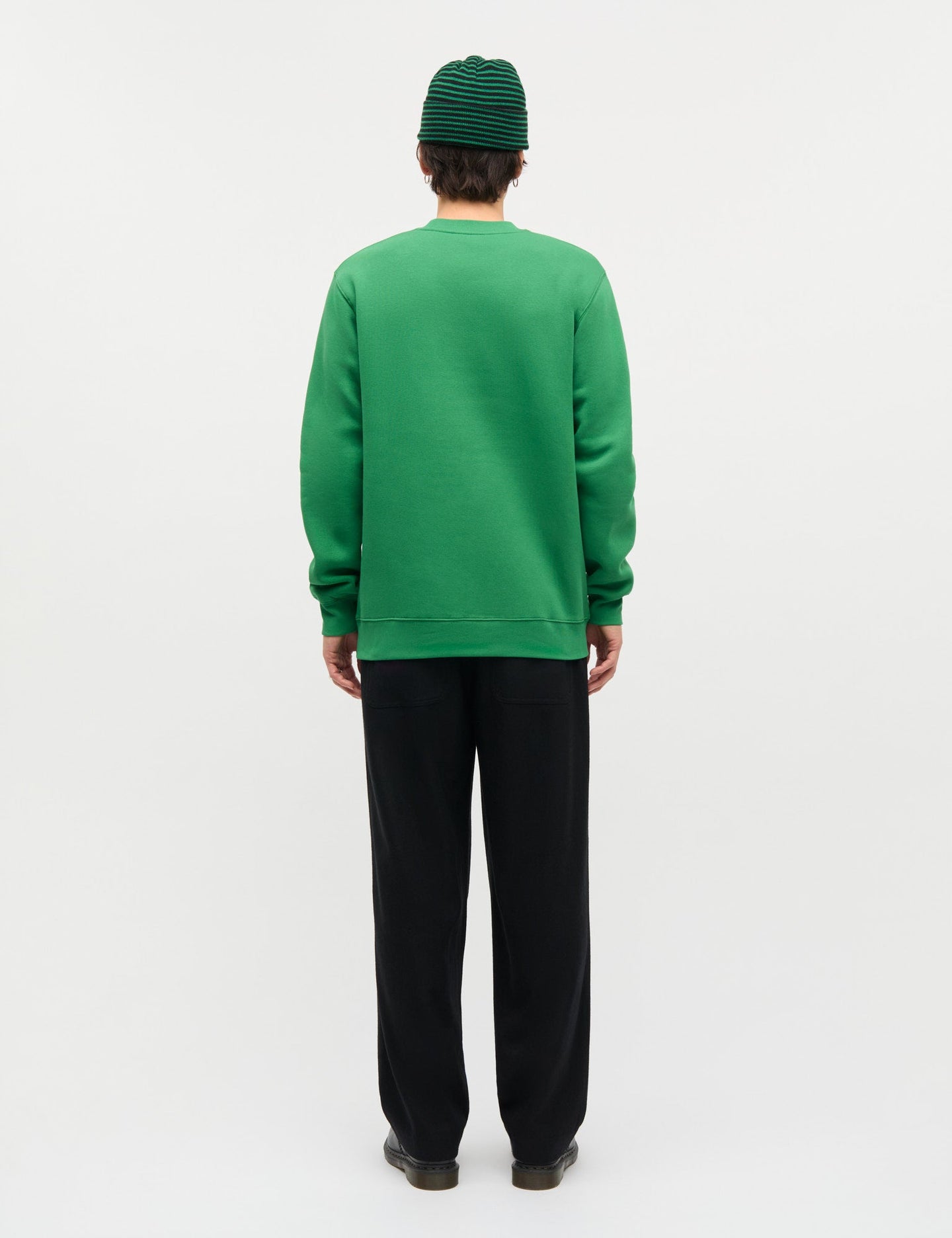 Mads Norgaard Standard Crew Logo Sweat Groen Heren