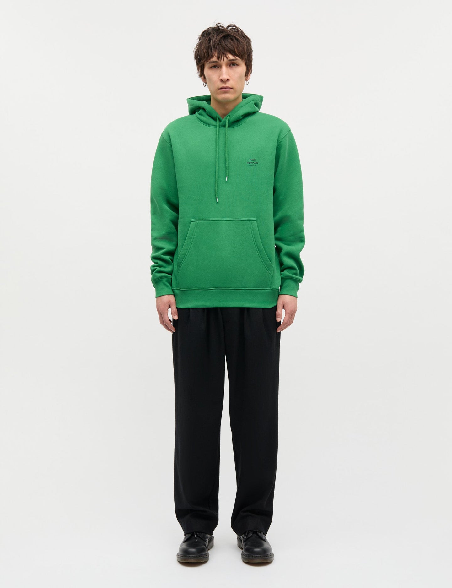 Mads Norgaard Standard Hoodie Logo Groen Heren
