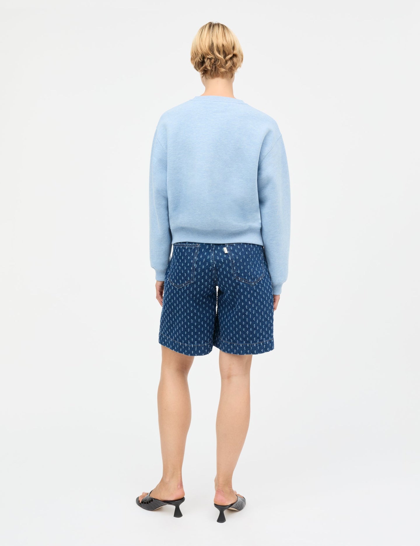 Mads Norgaard Standard Taylor Sweatshirt Lichtblauw Dames