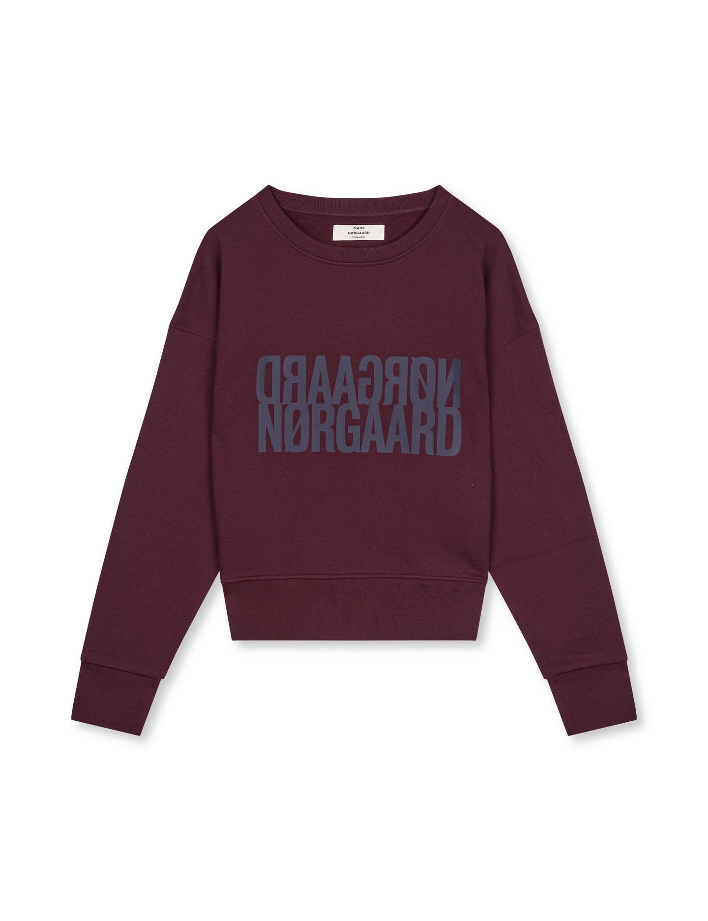 Mads Norgaard Tilvina Sweatshirt Donkerrood Dames