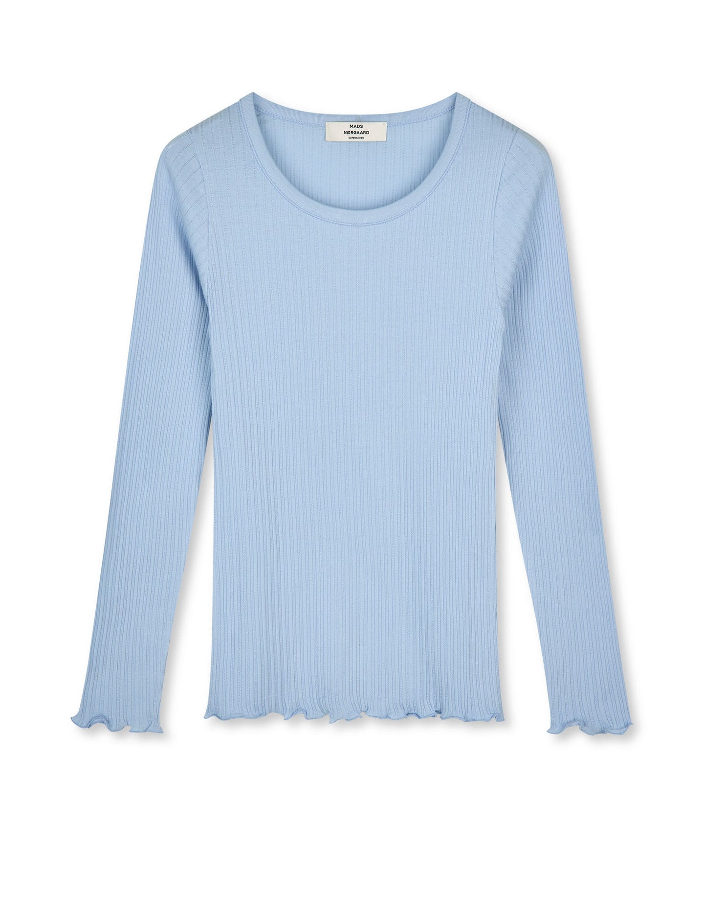 Mads Norgaard Troja Pointella Top Lichtblauw Dames