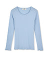 Mads Norgaard Troja Pointella Top Lichtblauw Dames