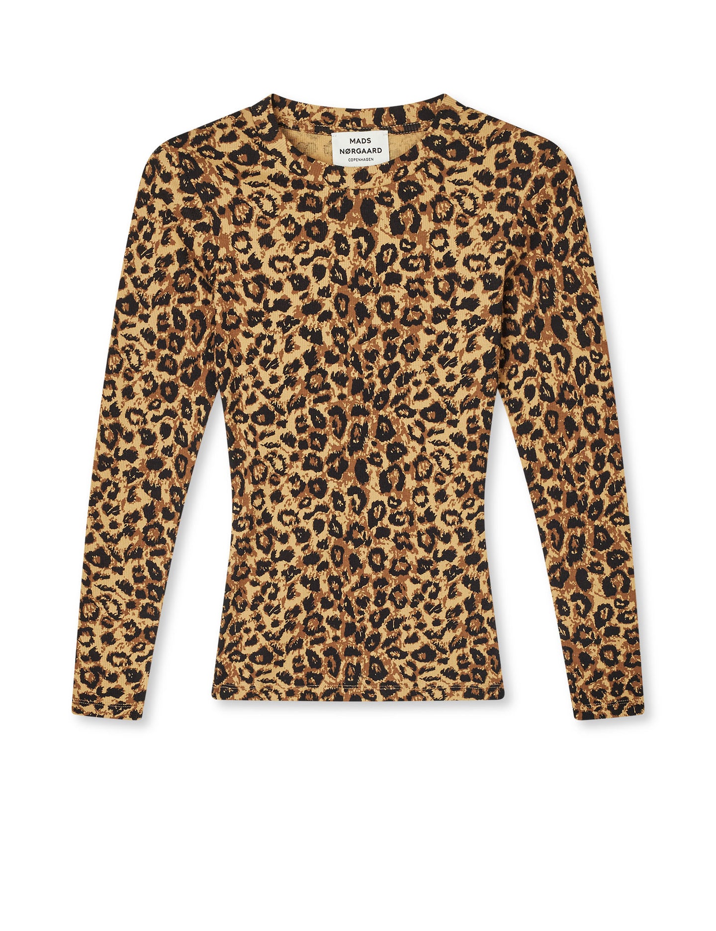 Mads Norgaard Tuba Aop Ls Tee Bruin Dames