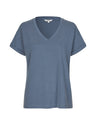 MbyM Amana V Luxe Top Donkerblauw Dames