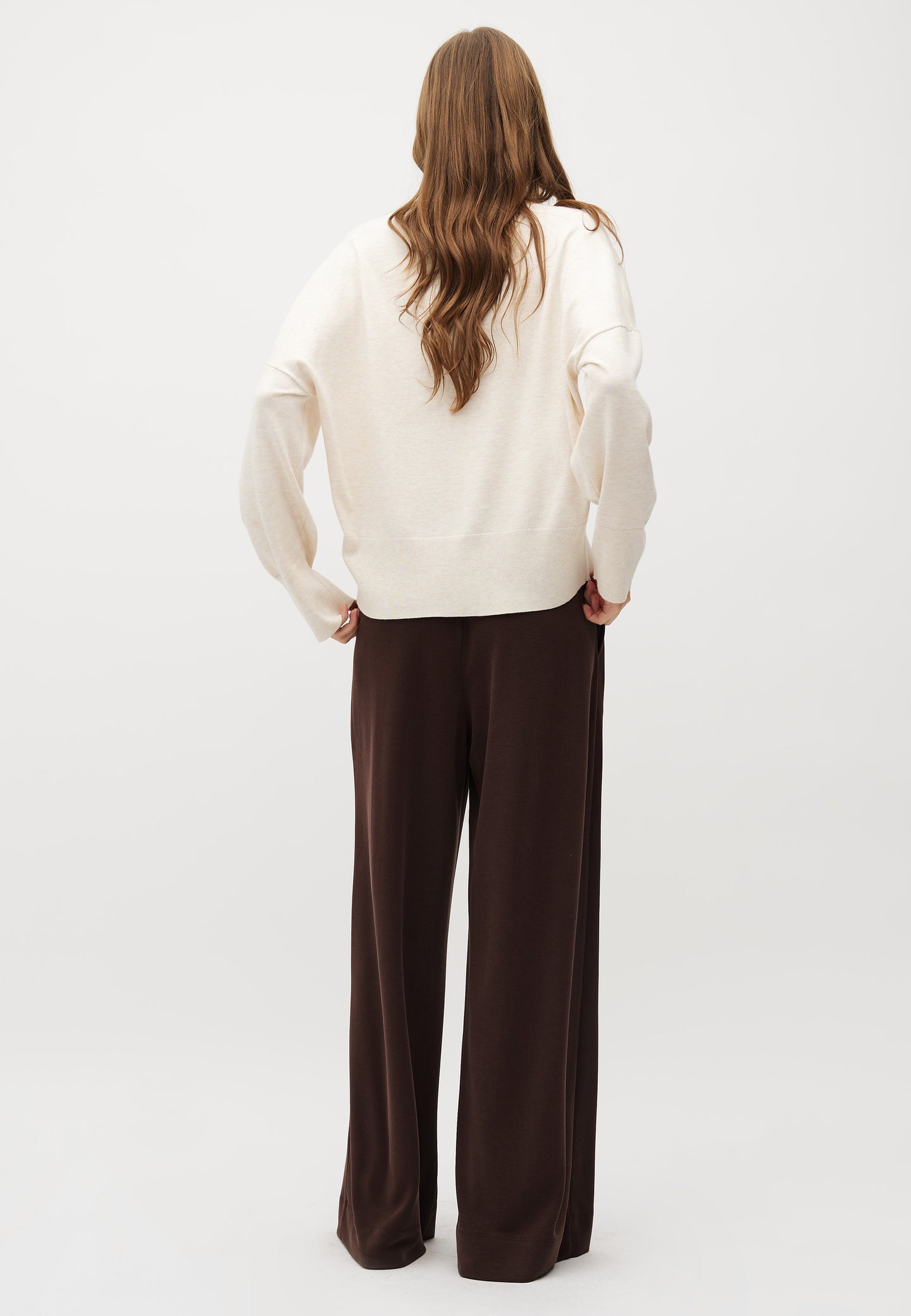 MbyM Asaka Pant Donkerbruin Dames