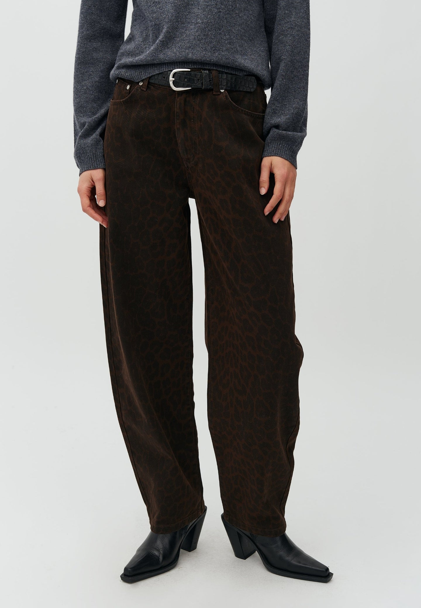 MbyM Bou Pants Donkerbruin Dames