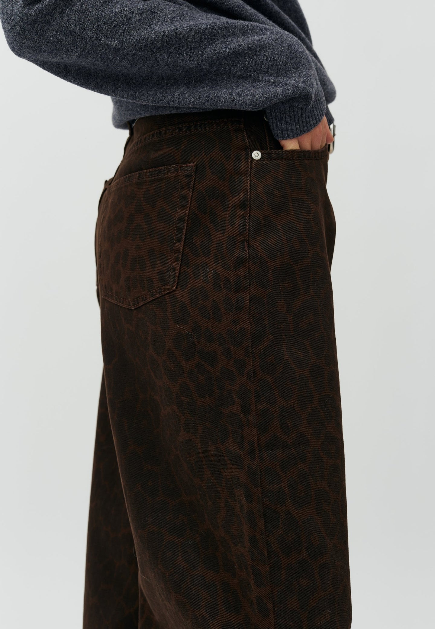 MbyM Bou Pants Donkerbruin Dames