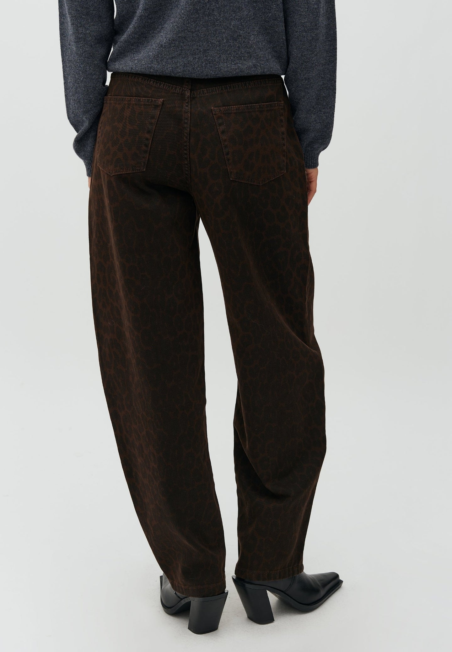 MbyM Bou Pants Donkerbruin Dames