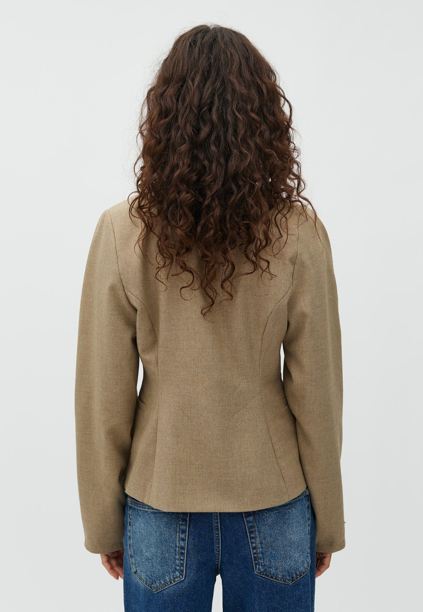MbyM Diane Blazer Lichtbruin Dames