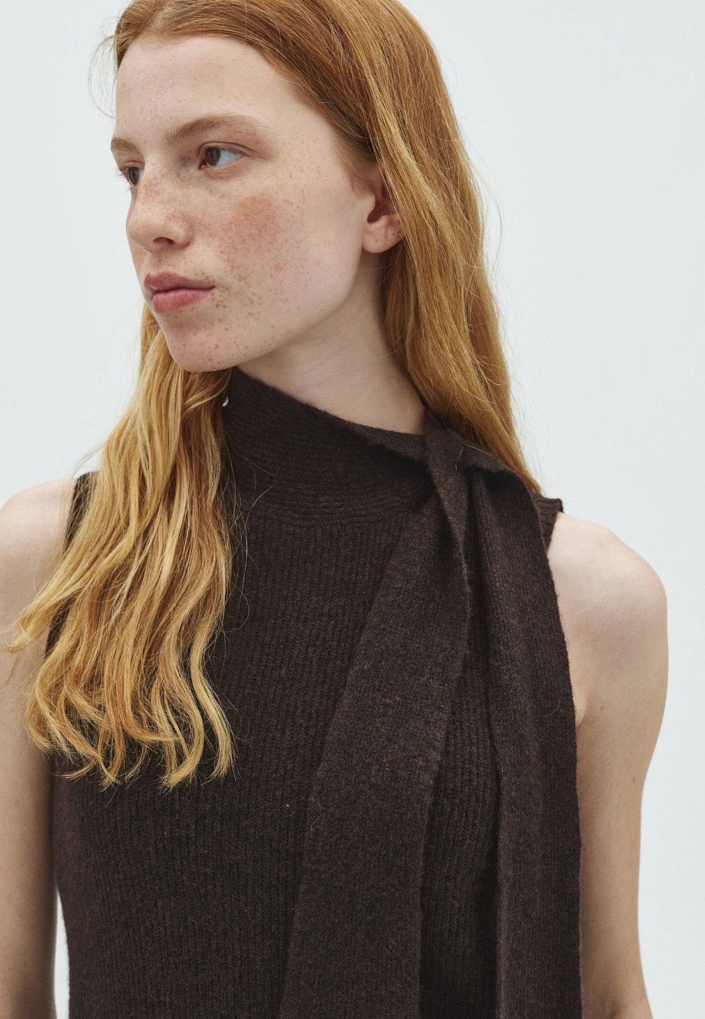 MbyM Fine Knit Donkerbruin Dames